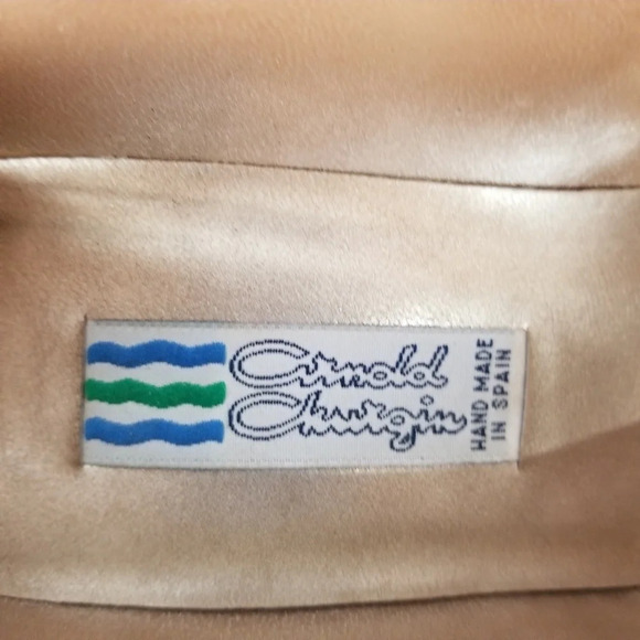 Vintage Patent Leather Pumps Sz 6 Chunky Square Heel Arnold Churgin - Picture 6 of 8